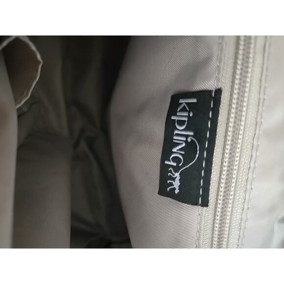 Kipling Large Backpack Purse Bookbag Black Color 12x12x5 - Picture 5 of 8